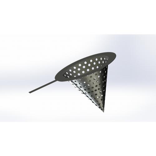 Conical and truncated cone type temporary filters model fcc-tcc