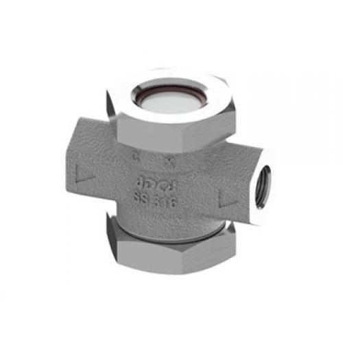 Double window sight glass stainless steel DN15-50 DW40SS