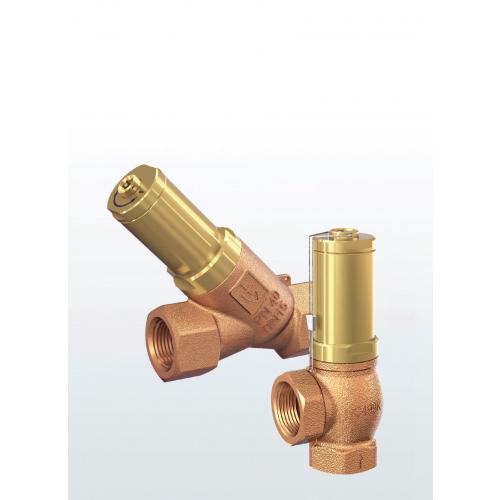 Bronze overflow and pressure control valve type and threaded connections SERIES 617 
