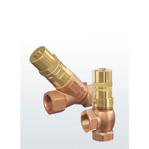 Bronze overflow and pressure control valve type and threaded connections SERIES 618