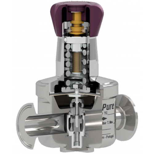Sanitary pressure reducing valves P130J