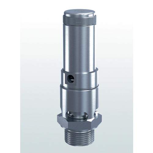 Stainless steel safety relief valve atmospheric discharge threaded connections SERIES 410 