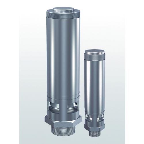 Stainless steel safety relief valve atmospheric discharge threaded connections SERIES 412