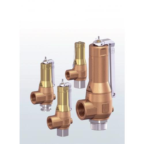 Bronze angleway safety relief valve with threaded connections SERIES 6420