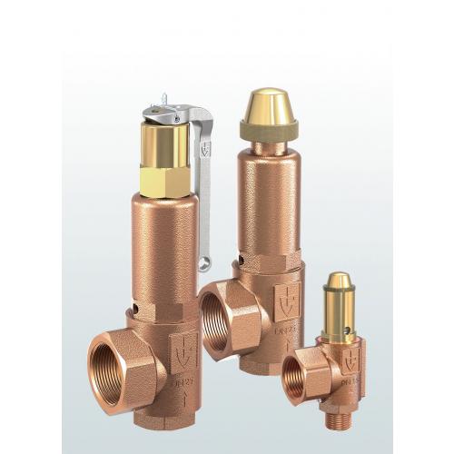 Bronze angleway safety relief valve with threaded connections SERIES 851