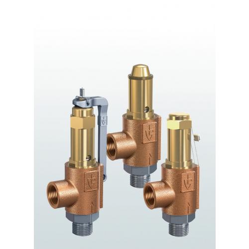 Bronze angleway safety relief valve with threaded connections SERIES 861