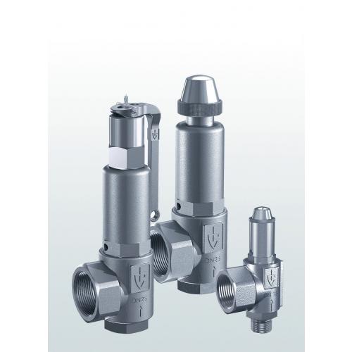 Stainless steel angleway safety relief valve threaded connections SERIES 451