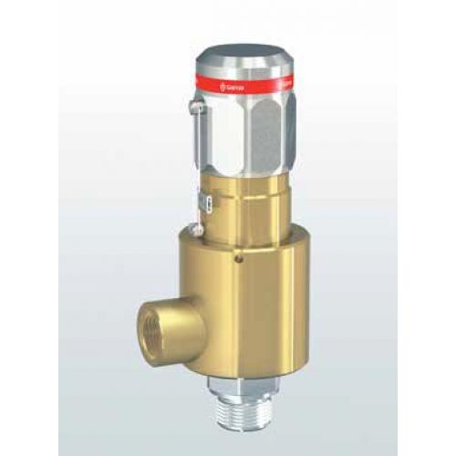 Safety relief valve brass and stainless steel threaded connections SERIES 492 GOX