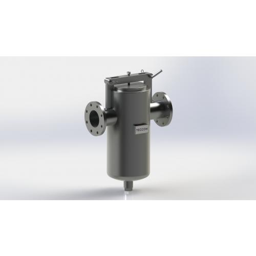SSingle baskets strainer with quick opening lid model FCC-500FO