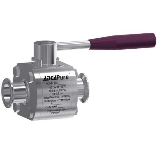 High purity ball valves true bore (DN10-50 DIN) M3HP