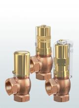 Pressure relief valve in bronze threaded connections SERIES 628