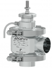 Two-way hygienic control valves V928