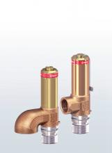 Ryogenic overflow valve in bronze angular bore with threaded connections SERIES 2580