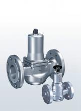 Overflow and pressure control valve in stainless steel straightway flanged connections and external adjustment SERIES 431