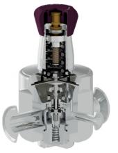 Sanitary pressure reducing valves P130G
