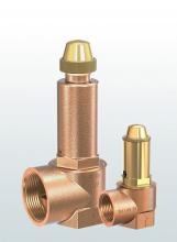 Bronze angleway safety relief valve with flanged or threaded connections SERIES 652 