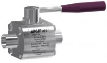 Válvula de bola de 3 piezas alta pureza DN10-50 ASME BPE M3HP
