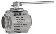 Válvula de bola de 3 piezas higiénica DN150 ASME-BPE M3HP