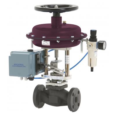 Pneumatic control valves PV25 (ANSI)  V25S globe control valves with linear actuators PA series