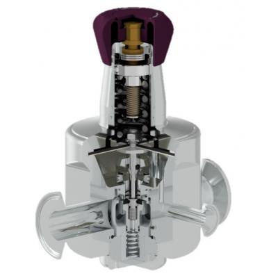Sanitary pressure reducing valve P130G