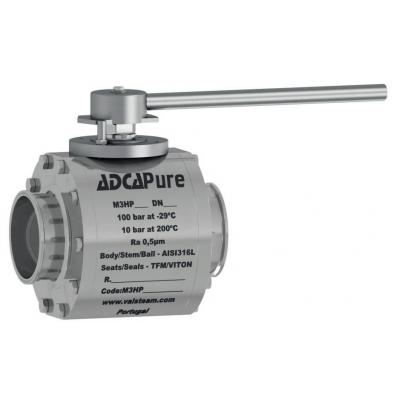High purity ball valves M3HP true bore (6” ASME BPE)